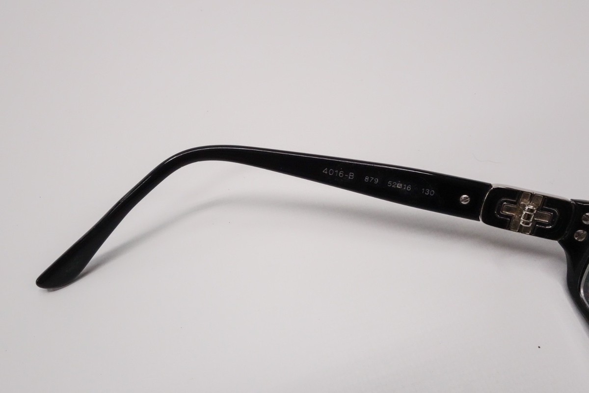 Bvlgari 4016-B 879 Havana Black Silver Rhinestone Eyeglasses Frame Italy 52mm Nice BVLGARI 4016-B Eyeglasses Frames 879 Brown Tortoise  main image 2