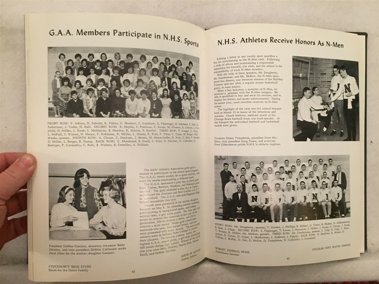 1964 Nappanee High School Annual Yearbook Indiana IN eBay