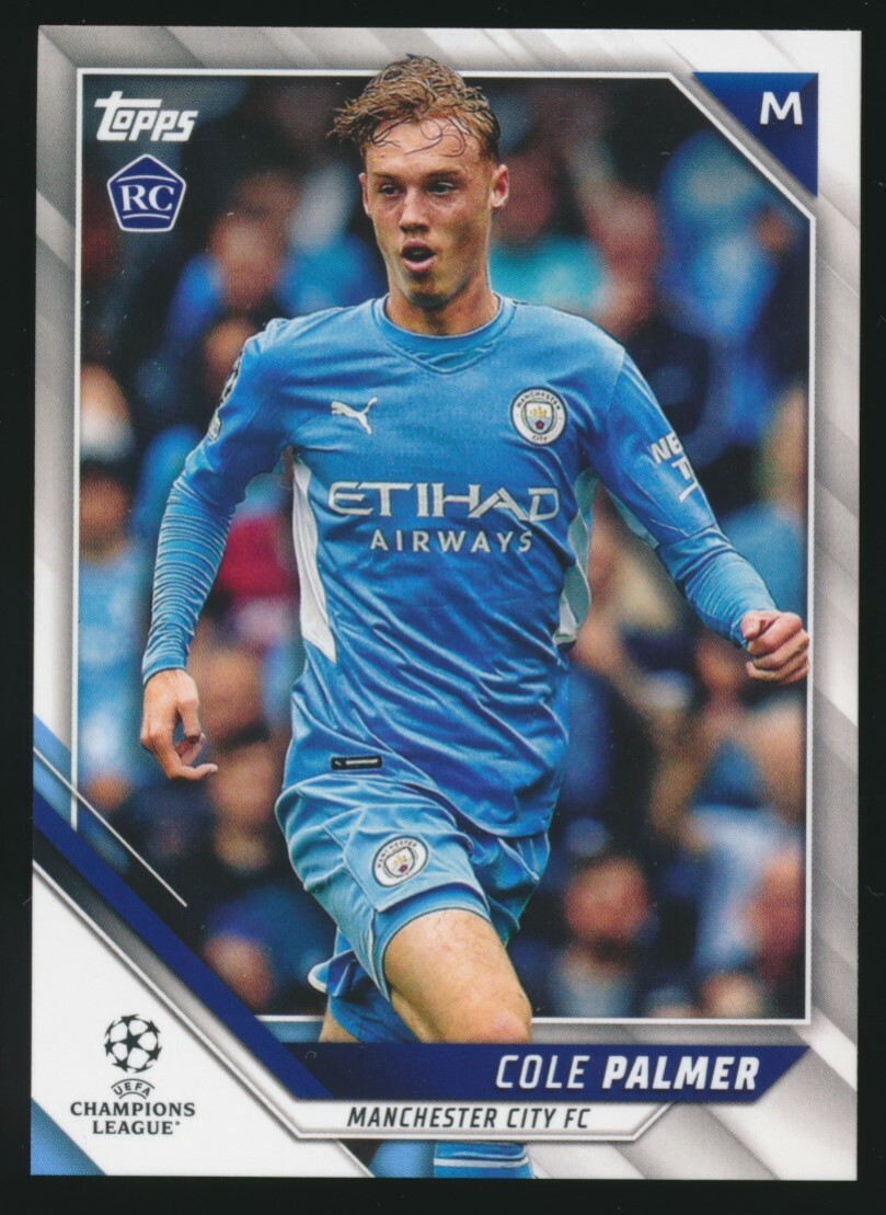 80 COLE PALMER 2021-22 Topps UEFA Champions RC MANCHESTER 80 COLE PALMER 2021-22 Topps UEFA Champions RC MANCHESTER