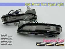 Sequential Side Mirror Turn Signal Light Fit For Subaru Impreza Forester Outback