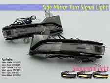 Sequential side mirror turn signal light fit for SUBARU Impreza Forester Outback
