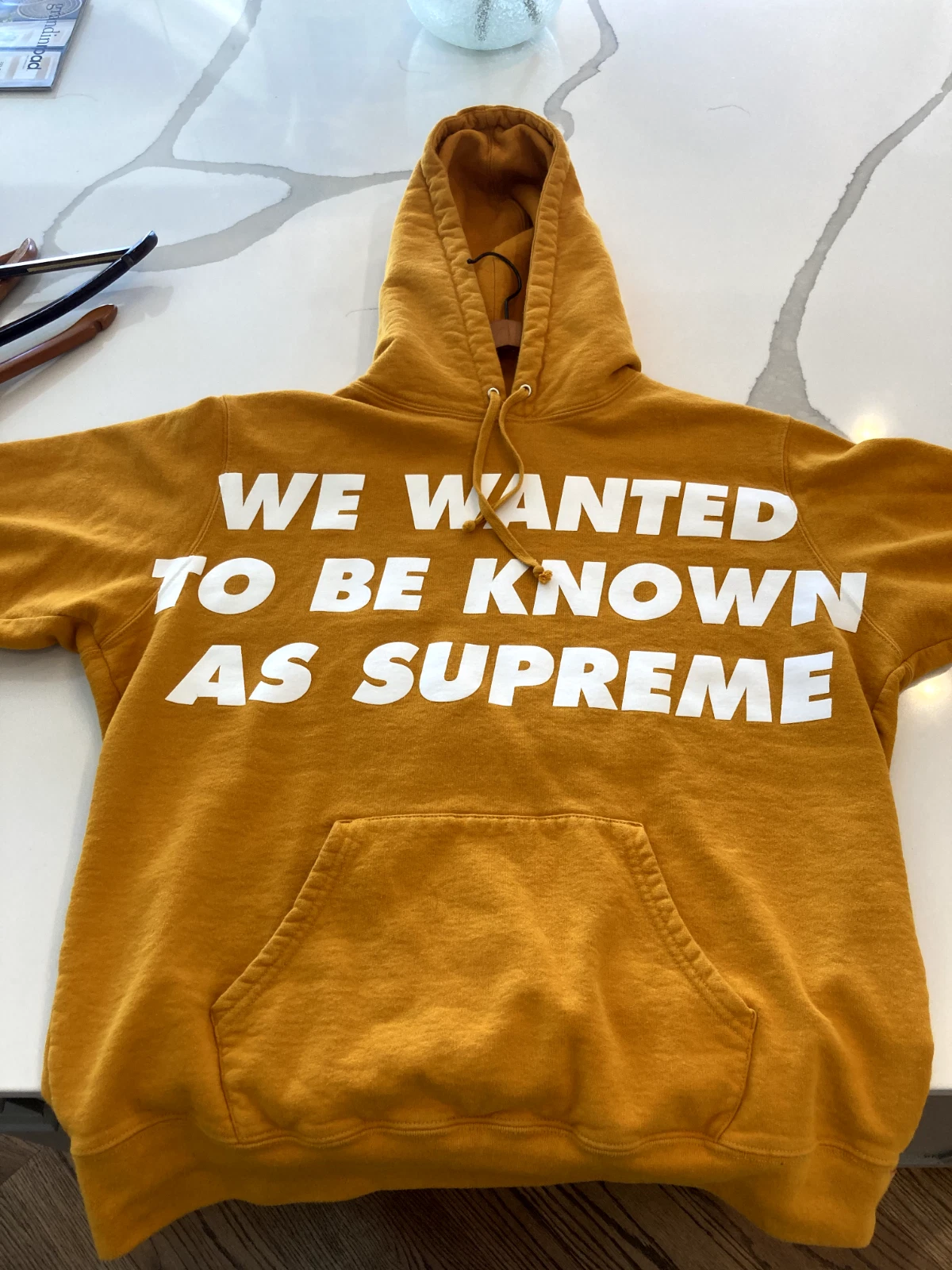 Felpa con cappuccio Supreme Known As G taglia grande uomo New York usata SS20