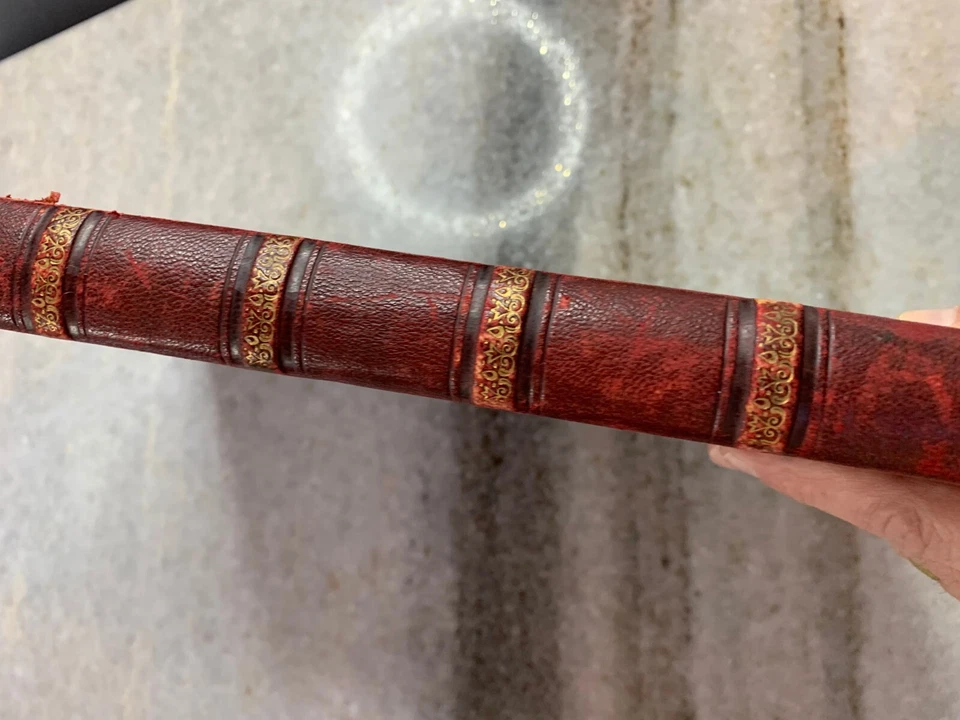 RARE: Antique Victorian Ornate Leather Gilt Gilded Book "Sixty Years a Queen" ! - Image 4 of 4