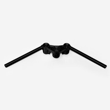 RUCKUS ADJUSTABLE BILLET CNC BLACK HANDLEBAR WITH CLIP ON BARS MADE IN USA