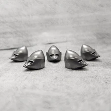 5pack Gray Knight helmet Blocks Accessories for Minifigures gt1VS01 Visor