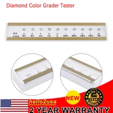 GIA Master Set 10CT Diamond Color Grading Grader Color Tester D-M Color 10 Color