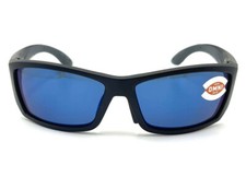 Costa Del Mar Corbina Global Fit Sunglasses Matte Black/Blue Mirror 580Plastic