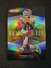 2021 Panini Prizm Tyreek Hill Brilliance Gold Prizm 3/10 Chiefs B-15
