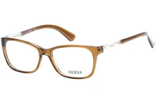 Guess GU2561 Brown 045 Plastic Optical Eyeglasses Frame 53-15-135 2561 GU RX