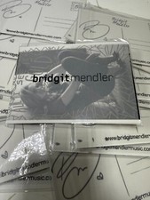 Bridgit Mendler signed POSTCARD PROMOTIONAL OFFICIAL 4 postcard ,1 POSTCARD SING