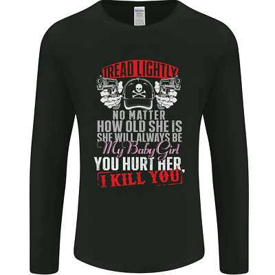 Tread Lightly Protective Dad Vatertag Herren Langarm T-Shirt