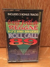 Promo - Great British Reggae - Various Artists Cassette Tape Compilation 1989