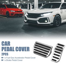 2pcs Car Brake Pedal Pad Gas Accelerator Pedal Cover for Volvo XC60 2010-2017