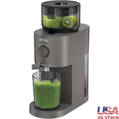 Cold Press Juicer Slow Masticating Whole Fruit Easy Clean High Juice Yield New