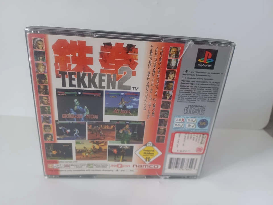 GIOCO PS1 TEKKEN 2 PLATINUM OTTIMO STATO PLAYSTATION 1 multilingua, foto 3 di 5