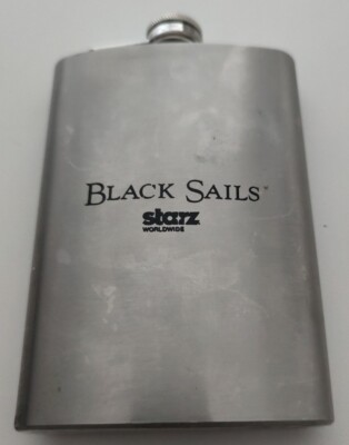 Black Sails Starz Worldwide Werbe Flachmann 8oz