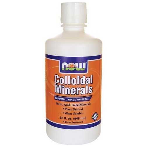 Now Foods COLLOIDAL MINERALS Fulvic Acid Trace Minerals 32 fl oz