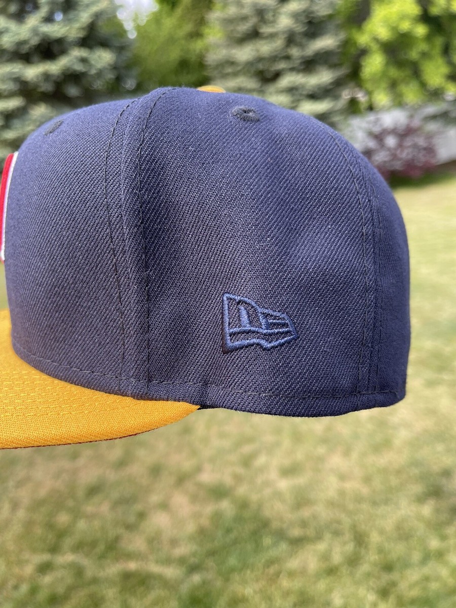 SEQUEL × NEW ERA 59FIFTY 7 5/8 NEW ERA 59FIFTY MINNESOTA TWINS FITTED HAT SIZE 7 5/8 RED UV
