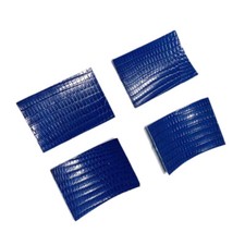 4x Violin Viola Cello Bow Shaft Leather Grip Lapping Blue Color