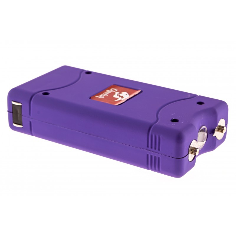 cheetah predator rechargeable stun gun flashlight Heavy Duty DNA Collecting Rubber Grip Dual