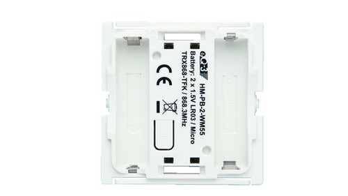 Homematic Funk-Wandtaster 2fach HM-PB-2-WM55-2 für Smart Home / Hausautomation - Bild 4 von 6