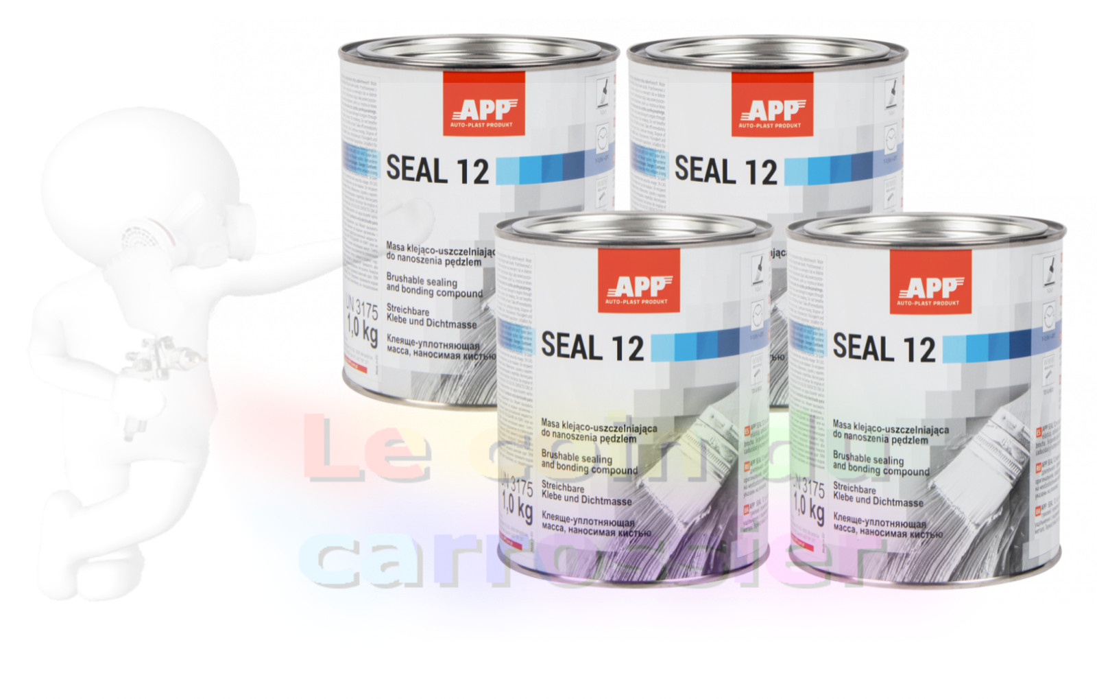 Joint colle d'étanchéité au pinceau mastic carrosserie auto MR040101 anti rouille infiltration