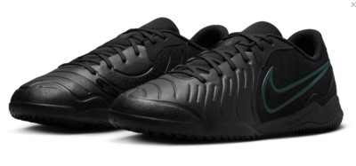 Nike Herren Fußball Hallenschuhe Hallen Schuhe LEGEND 10 ACADEMY IC Schwarz Neu