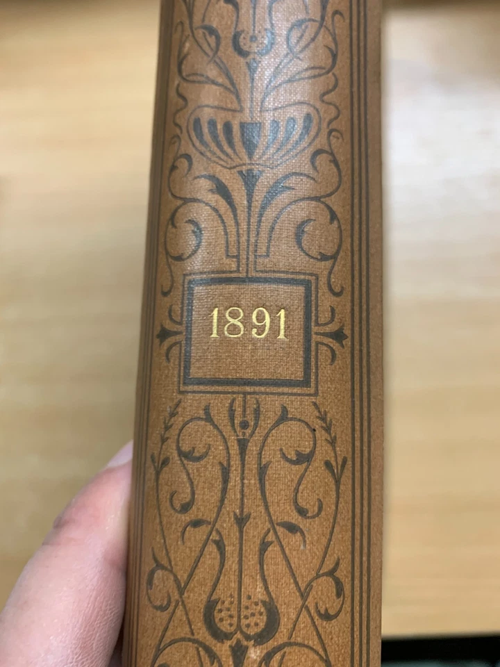1891 "THE MAGAZINE OF ART" BOUND ISSUES ILLUSTRATED 2.6kg ANTIQUE BOOK (EV3) - Image 3 of 4