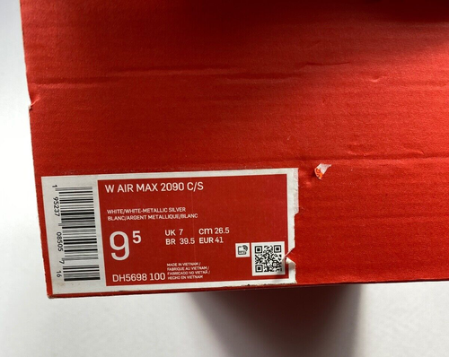 Scarpe donna Nike Air Max 2090 C/S bianche DH5698 9,5 SENZA SCATOLA COPERCHIO EL - Foto 8 di 8