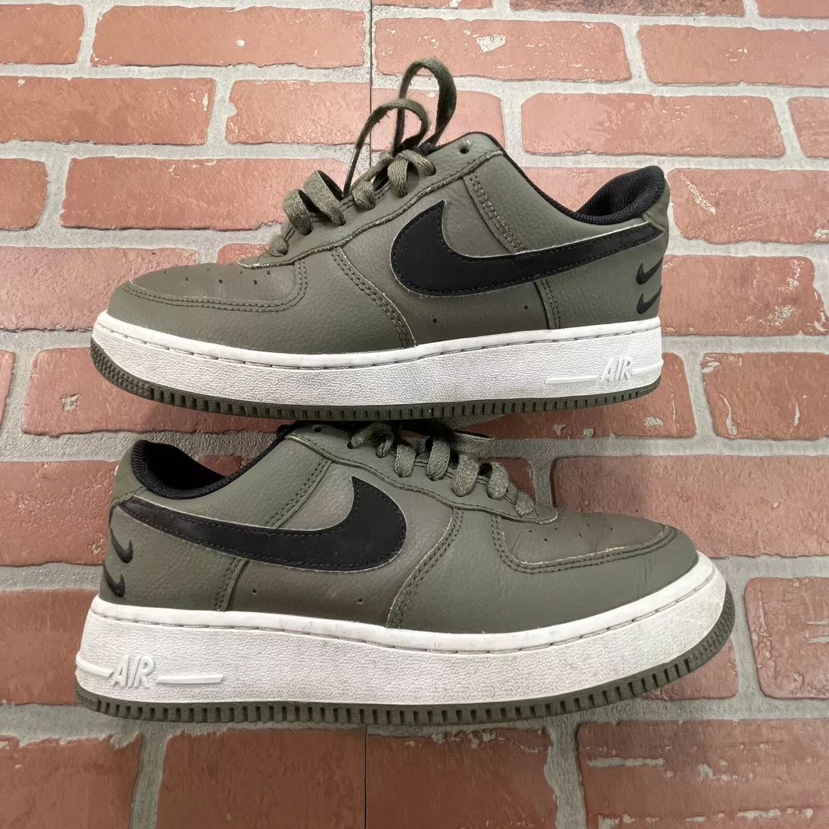 Nike Air Force 1 Double Swoosh Twilight Marsh Olive sneakers 