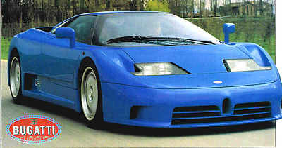 BUGATTI EB110 SPEC SHEET/Brochure, 1992-1995 EB 110