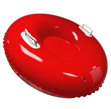 MinnARK MA-TUB-R Inflatable Red Snow Tube Sleds