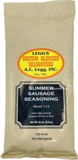 Summer Sausage Seasoning with  Packet, 18 oz, Seasons up to 25 lbs, For Pork,
