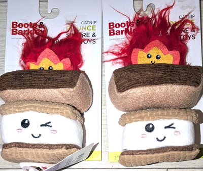 Boots And Barkley Catnip S more And Fire Catnip Pounce Cat Toys Lo tof 2