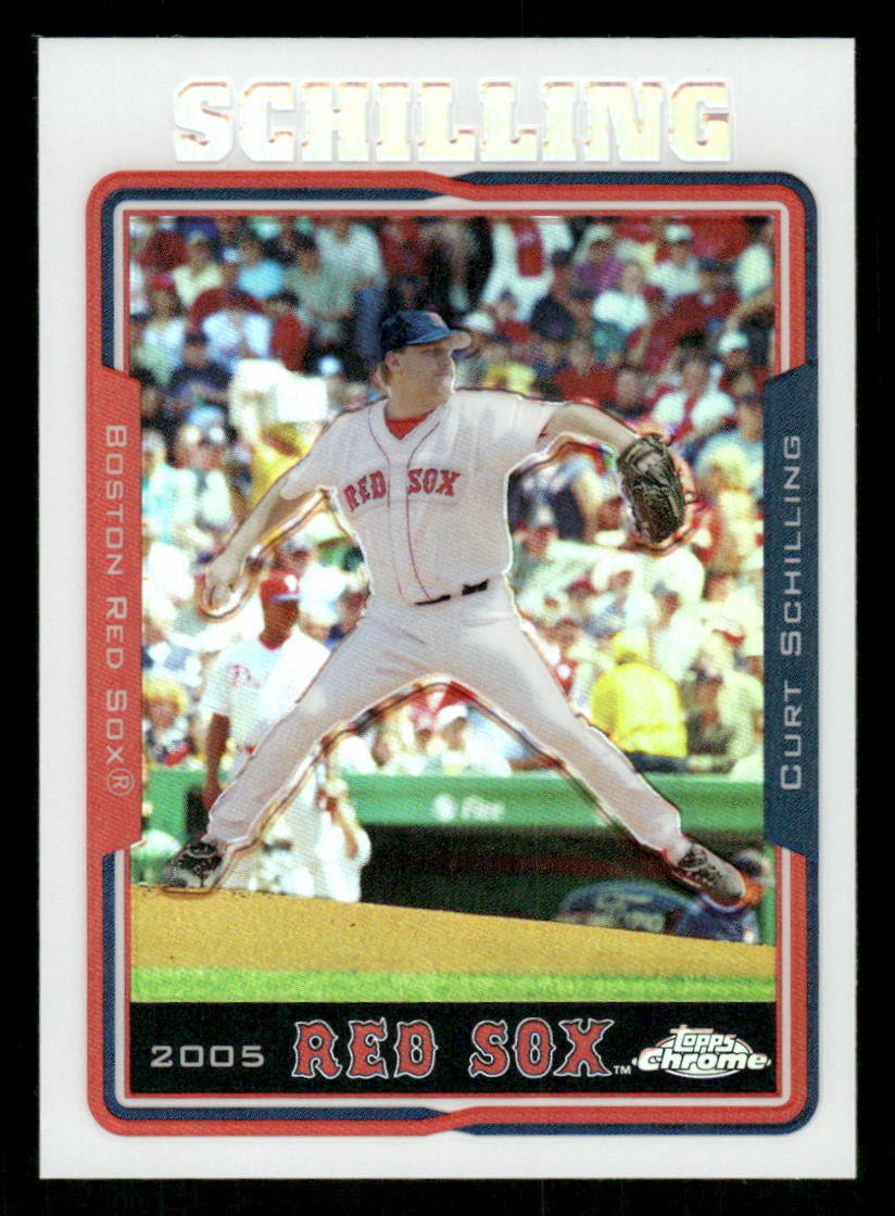 2005 Topps Chrome #70 Curt Schilling Refractors