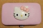Hello Kitty 7 Piece Manicure Set Snap Logo Case New