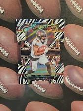 2023 Panini Select - Concourse Trey Palmer #94 Zebra Prizm Die-Cut (RC) Case Hit