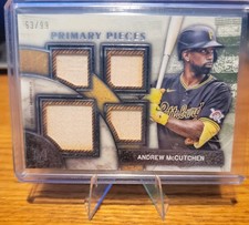 2025 Topps Museum - Andrew Mccutchen Quad Relic 53/99 Pirates