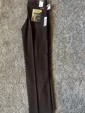 Vintage Wrangler Riata Pants Men's Brown Pleated Slash Pockets Western
