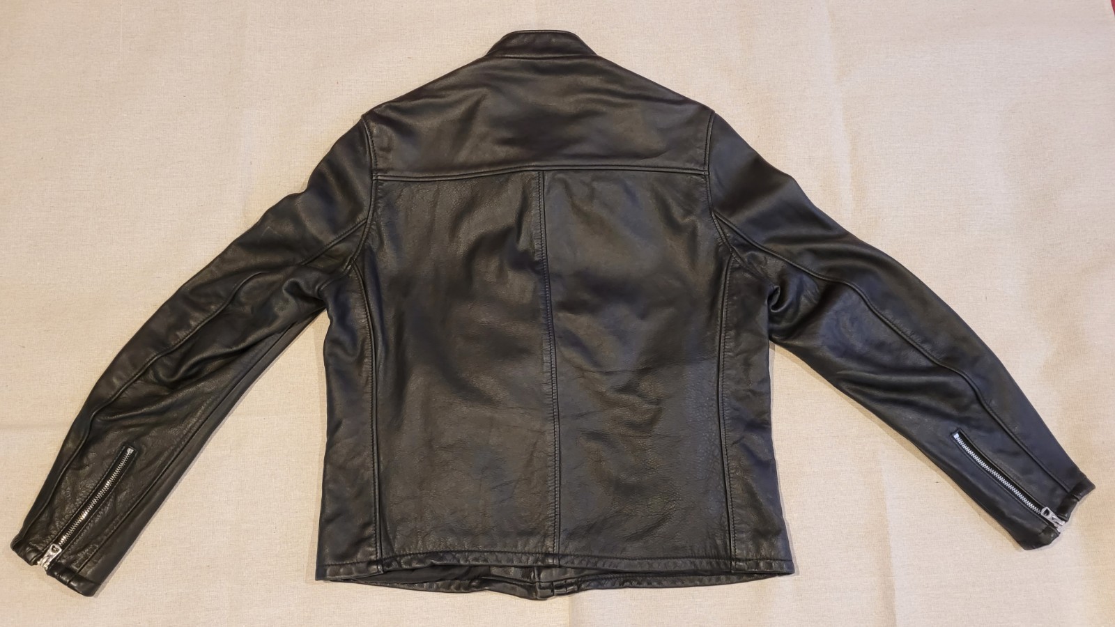 Schott NYC Classic Racer Leather Motorcycle Jacket 654VN