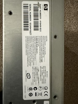 HP Invent StorageWorks MSA60, 418408-B21, 12-Bay SAS Disk Array,12x600gb 3.5 SAS