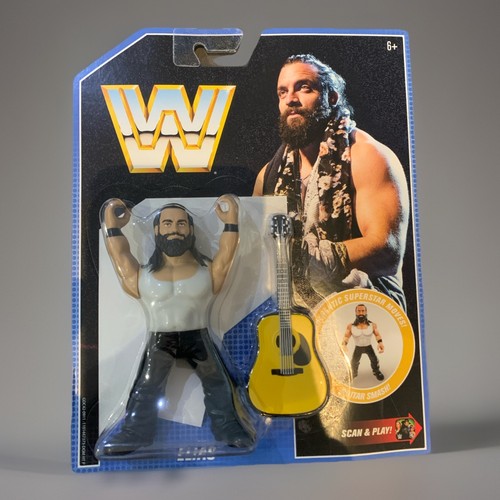 BNIB WWE MATTEL RETRO SERIES 10 ELIAS WRESTLING AC...