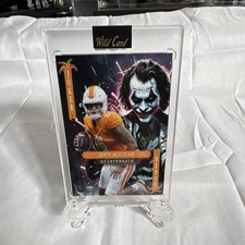 Wild Card Jokers Wild 2025 Joey Aguilar Rookie Football 1/1 SDJWM-JANg10