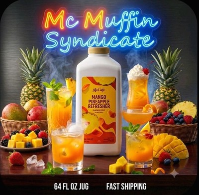    McDonald's McCafe Mango Pineapple Refresher Flavored Syrup    