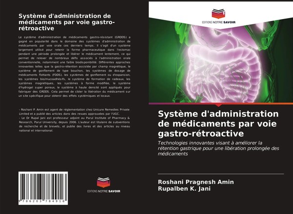 Roshani Pragnesh Amin (U. A.) | SystèMe D'administration De MéDicaments Par...-image