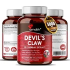 Devil's Claw Root Extract 5000mg 90 Capsules Harpagophytum procumbens By Amalth
