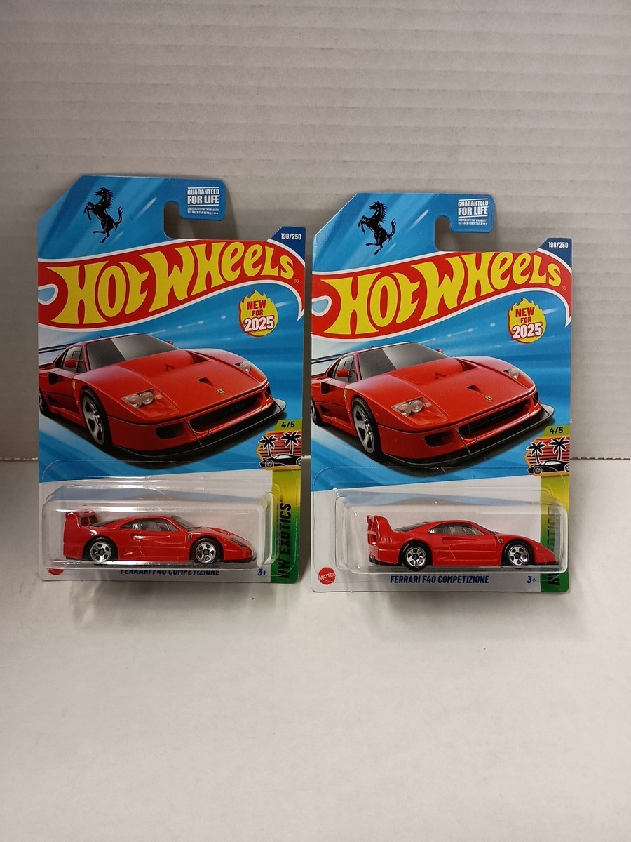 ホットウィール FERRARI F40 COMPETIZIONE ×２ Hot Wheels Ferrari SF90 Stradale & Ferrari F40 Competizione