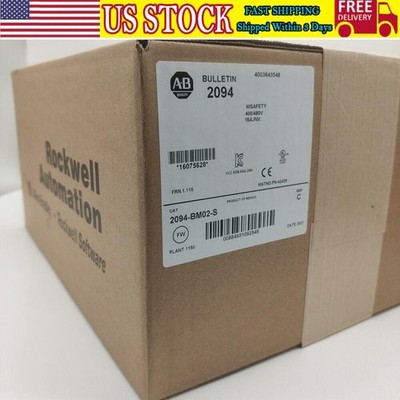 2094-BM02-S NEW Factory Sealed Integrated Axis Module 15A Servo Drive 2094BM02S