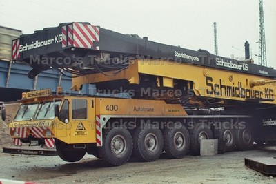 LKW Foto Gottwald AMK 400 Kranwagen Deutschland gelb Schmidbauer KG Autok #n5ae