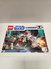LEGO Star Wars Republic Attack Shuttle 8019 99.9% Complete w/Box & Minifigures